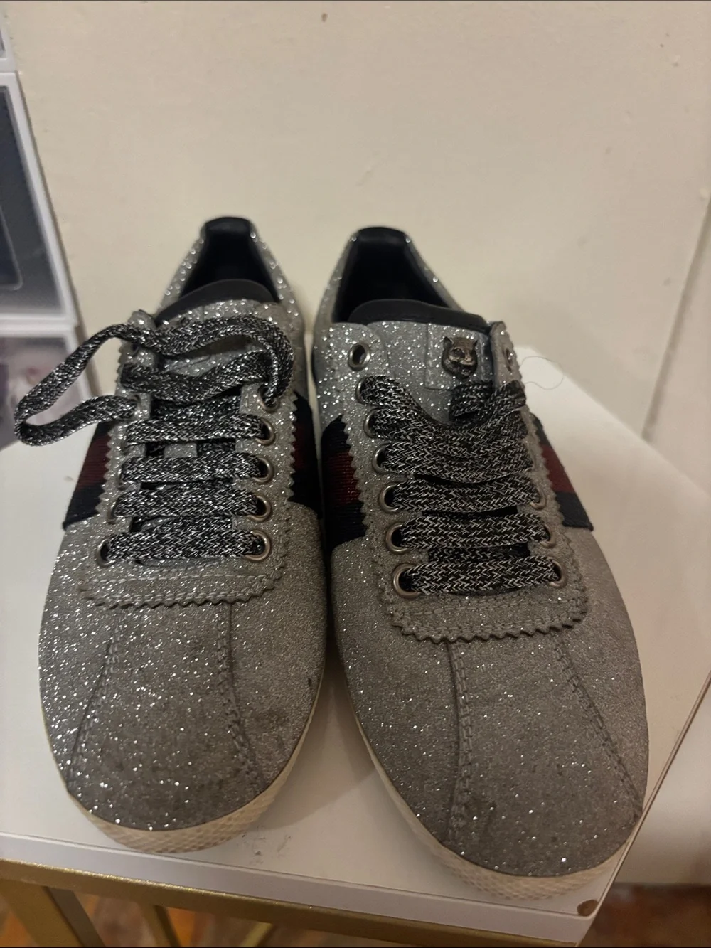 Gucci sparkling silver